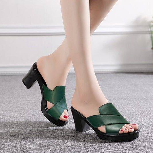 👡Casualowe sandały damskie na wysokim obcasie