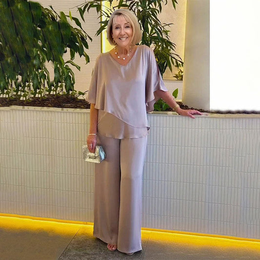 🔥Letnia moda 2024🔥 Dwuczęściowy zestaw dwuwarstwowy w dużym rozmiarze