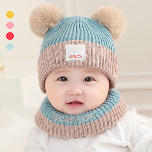 ✨Wybór Prezentu💖Zestaw Ciepłej Zimowej Czapki i Szalika dla Dzieci