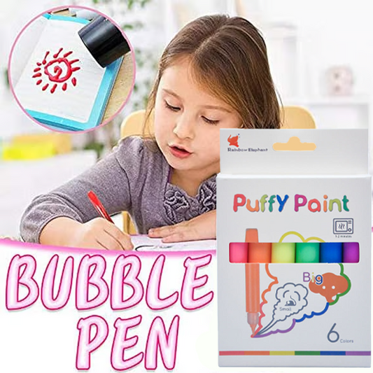 🎁 Magiczny pisak bąbelkowy, termiczny pisak do popcornu, pisaki do rękodzieła dla dzieci – 3D Art Markers