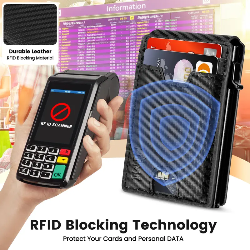 📱 Aldrig tappa plånboken igen – smart AirTag-plånbok med RFID-skydd och minimalistisk design-2