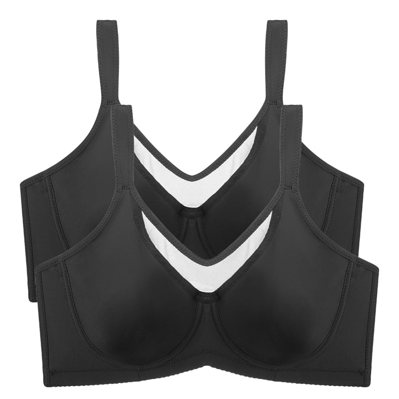 🔥50 % rabatt! 💐 Elegant, genomskinlig BH med full täckning för damer i stora storlekar-32