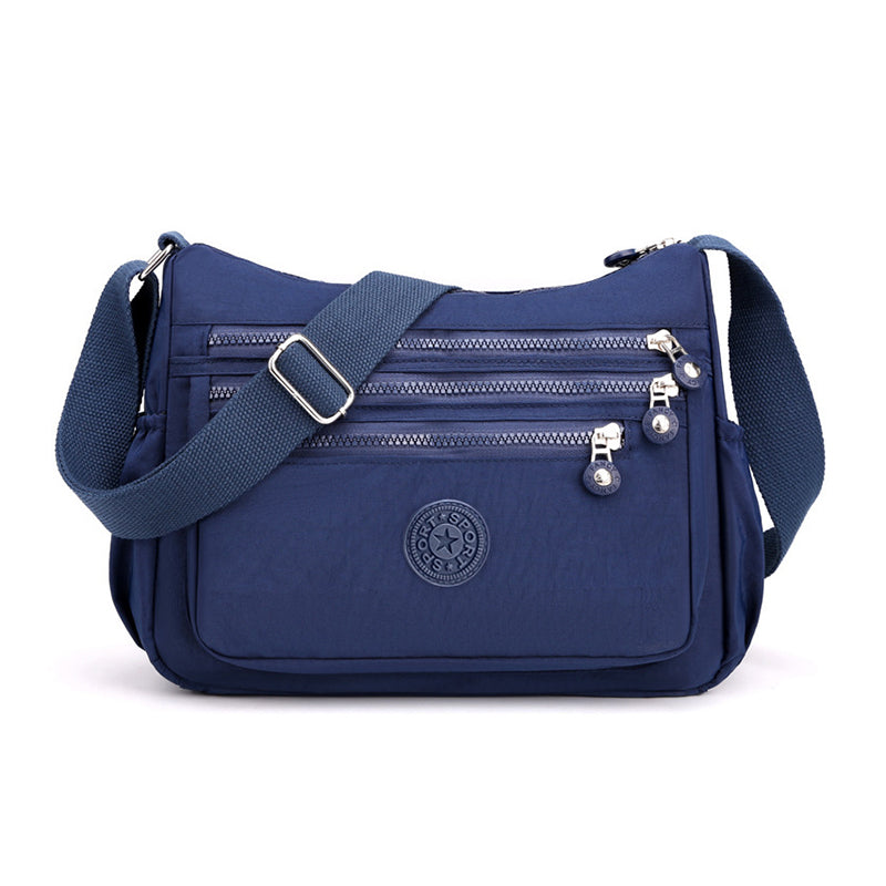 ✨ 50 % RABATT NU! ✨ Lätt nylon crossbody-väska med flera fickor – smidig, säker & perfekt för vardag & resa 🎒-9