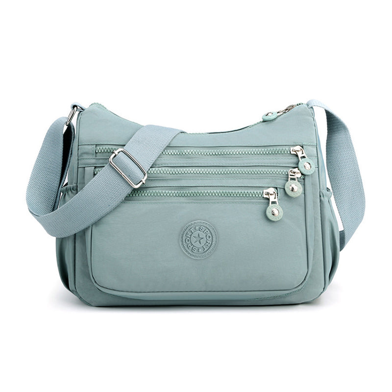 ✨ 50 % RABATT NU! ✨ Lätt nylon crossbody-väska med flera fickor – smidig, säker & perfekt för vardag & resa 🎒-11