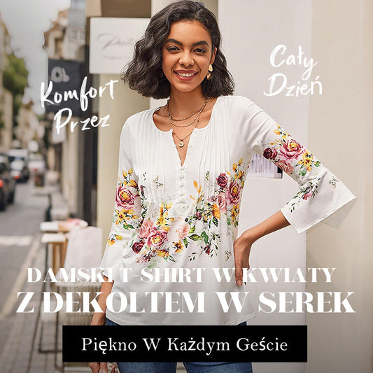 🌸2025 Koszulka damska z nadrukiem