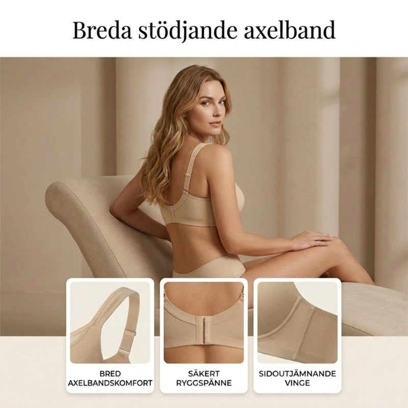 🔥REA 2026 💐 Elegant, genomskinlig BH med full täckning för damer i stora storlekar-4