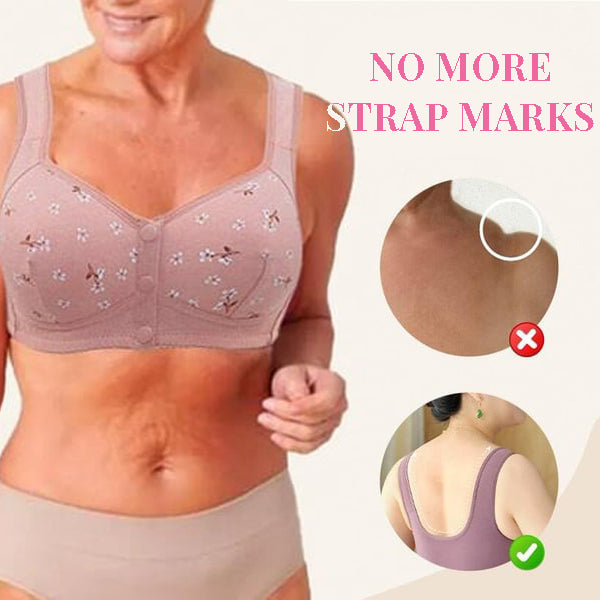 🔥Nyårskampanj - Köp 1 få 2 gratis🔥Bekväm behå med frontknapp-6