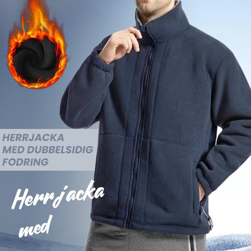 🔥50% OFF  på dubbelskiktad jacka med huva-3