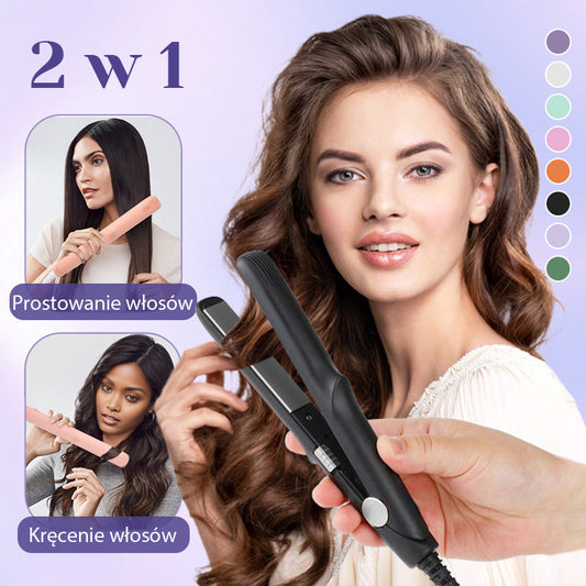 💖 Mini lokówka i prostownica 2 w 1💫