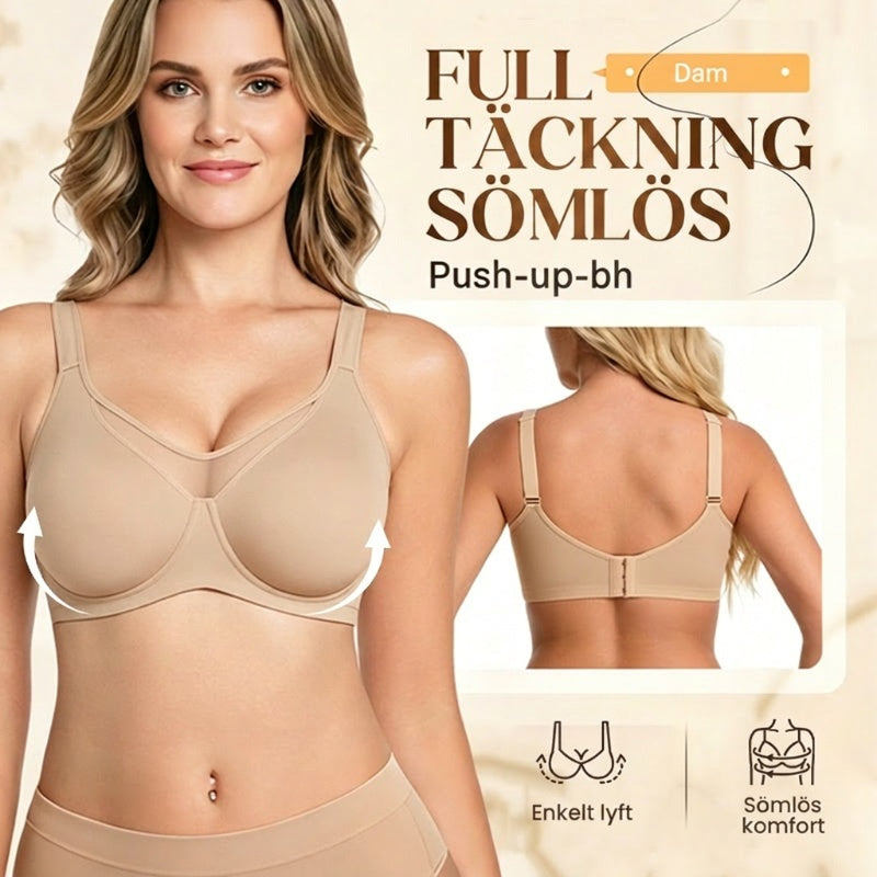 🔥50 % rabatt! 💐 Elegant, genomskinlig BH med full täckning för damer i stora storlekar