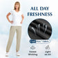 👖 50% RABATT! ✨ Damernas Ultra Mjuka Stretch Byxor – Perfekt Draperade, Bekväma & Avslappnade För Vardagsbruk 🎁-19