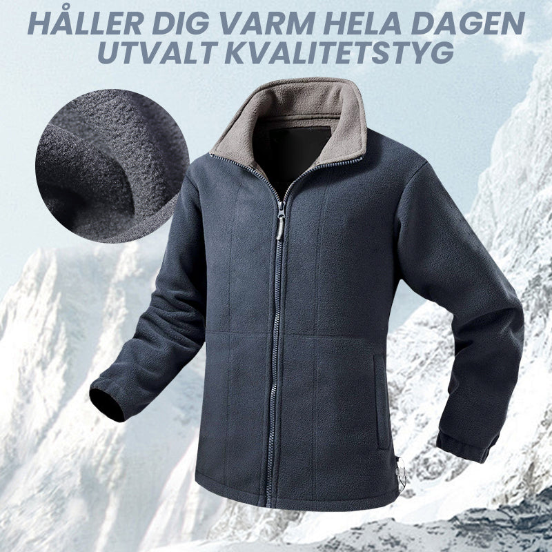 🔥50% OFF  på dubbelskiktad jacka med huva-4