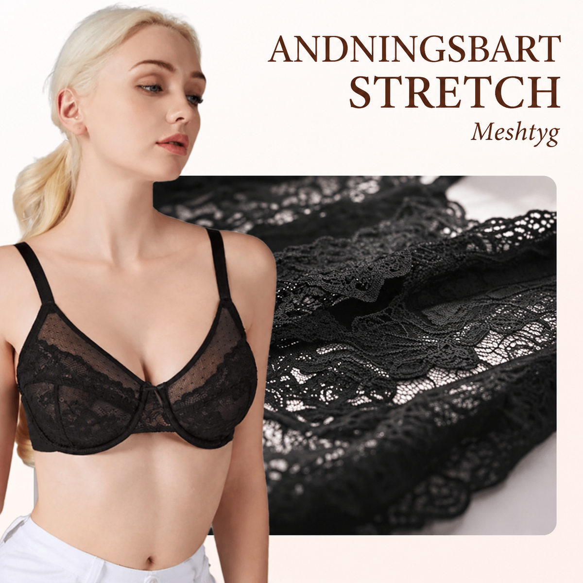 🌸Ultra-tunn andningsbar sexig spets-bh-1