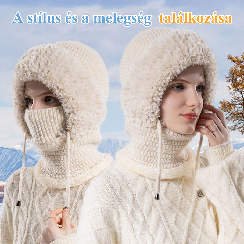 ❄️Damvinter enhällig mössa-halsduk-mask 4 i 1-2