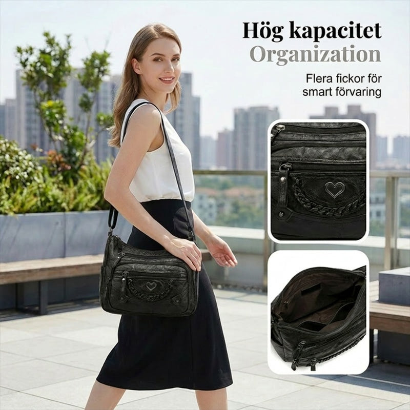🔥50 % rabatt! 🔥🎁 Kvinnors mjuka PU-axelväska – flera fickor för perfekt organisation 👜🔑 [Begränsat erbjudande]-3