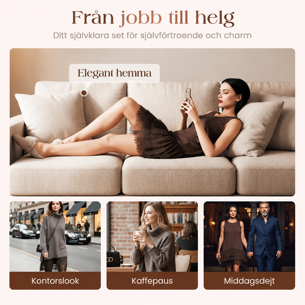 🍂Tidlös Höststil | Bekvämt 2-delat Set För Vardag & Fritid-3