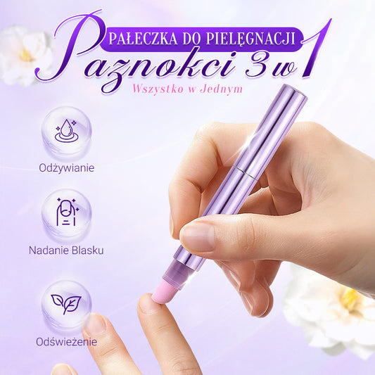 💜 3-w-1 pióro do pielęgnacji paznokci