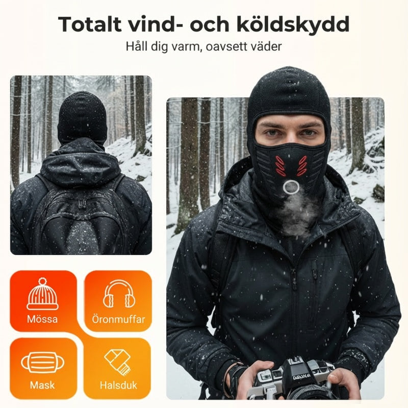 🔥50%  OFF🎁 Vindtät helmask för vinterbruk, unisex-2
