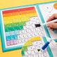 🏅Książka magnetyczna Montessori Puzzle ułamkowe dla dzieci