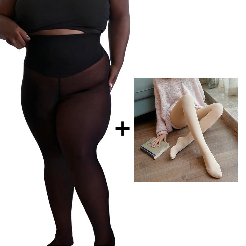 🔥Begränsad tid 50 % rabatt⏰Termiska formande tights för kvinnor med kompressionsmidjeband💕-19