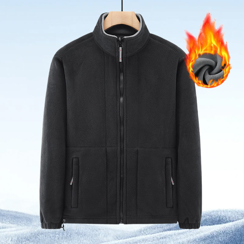 🔥50% OFF  på dubbelskiktad jacka med huva-11
