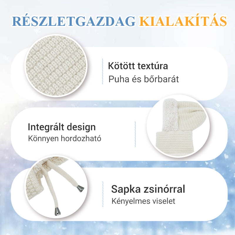 ❄️Damvinter enhällig mössa-halsduk-mask 4 i 1-6