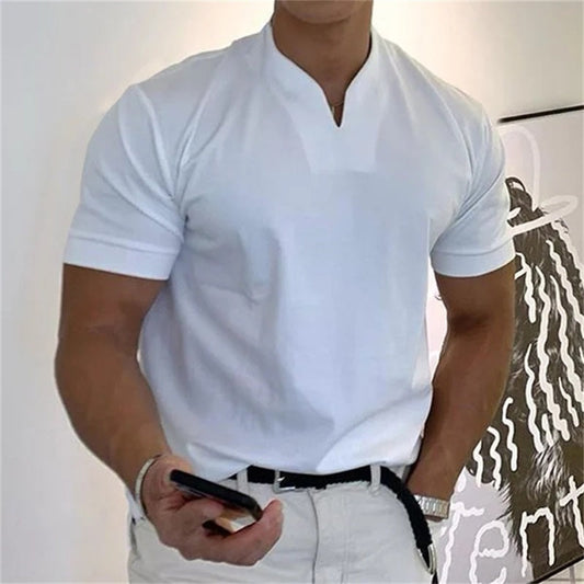 💪2024 Męska koszulka fitness z krótkim rękawem