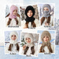 ❄️Damvinter enhällig mössa-halsduk-mask 4 i 1-8