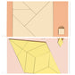 Drewniana gra logiczna Tangram