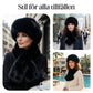 🔥 VINTERREA 50% RABATT! ❄️ Fluffig Pälskeps – Varm Vinterkeps + Gratis Matchande Halsduk-2