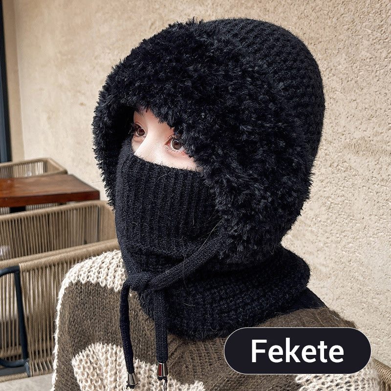 ❄️Damvinter enhällig mössa-halsduk-mask 4 i 1-14