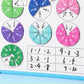 🏅Książka magnetyczna Montessori Puzzle ułamkowe dla dzieci