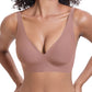 🔥50 % rabatt! 💕 Jelly Trådlös BH – 9 färger | S–3XL | Sömlös, Push-Up, Djup V-ringning | Vardagskomfort-7