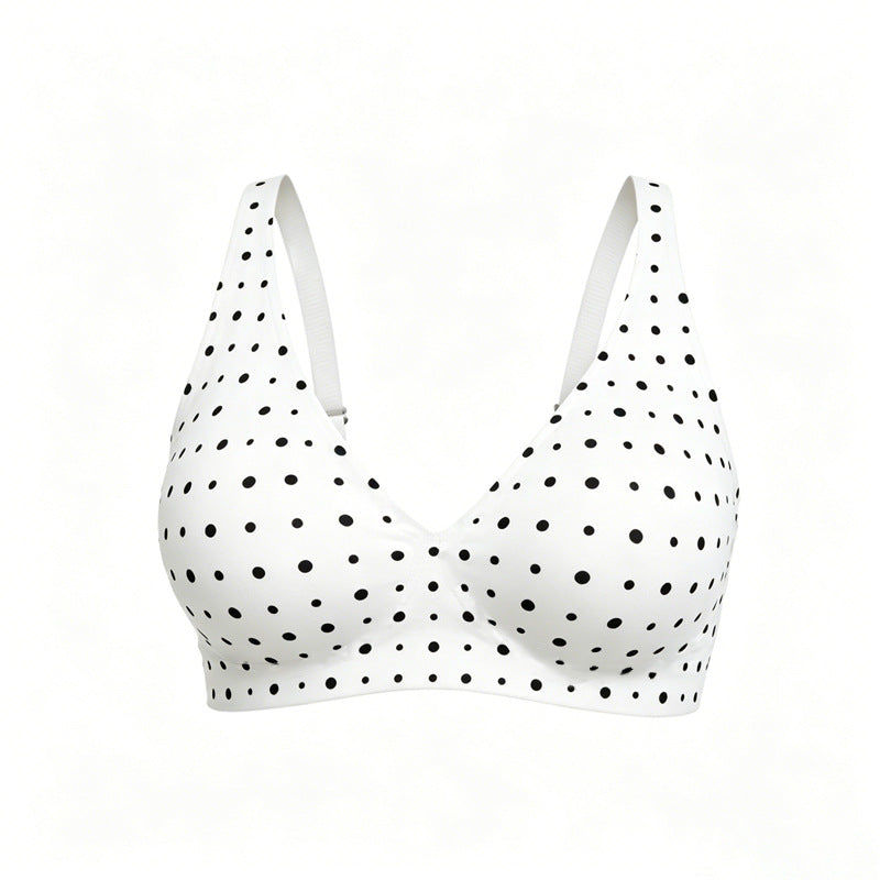 🔥50 % rabatt! 💕 Jelly Trådlös BH – 9 färger | S–3XL | Sömlös, Push-Up, Djup V-ringning | Vardagskomfort-2