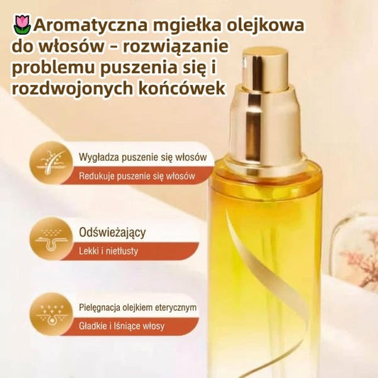 🌷Aromatyczna mgiełka olejkowa do włosów –✨ rozwiązanie problemu puszenia się i rozdwojonych końcówek