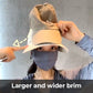 👒Damska regulowana czapka przeciwsłoneczna z kucykiem i kieszenią