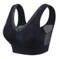 【🔥50 % rabatt! ✨Köp 1 få 1 gratis - 2 st】Bekväm lyftande behå i ren bomull utan knappar-26