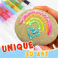 🎁 Magiczny pisak bąbelkowy, termiczny pisak do popcornu, pisaki do rękodzieła dla dzieci – 3D Art Markers