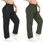 🔥50% 💥 Vintage-cargobyxor för dam med fickor – lös passform, andningsbara, justerbar midja ✨-21