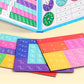 🏅Książka magnetyczna Montessori Puzzle ułamkowe dla dzieci
