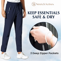 👖 50% RABATT! ✨ Damernas Ultra Mjuka Stretch Byxor – Perfekt Draperade, Bekväma & Avslappnade För Vardagsbruk 🎁-1