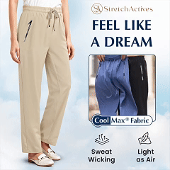 👖 50% RABATT! ✨ Damernas Ultra Mjuka Stretch Byxor – Perfekt Draperade, Bekväma & Avslappnade För Vardagsbruk 🎁-2