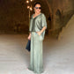 💃Elegancki dwuczęściowy błyszczący zestaw plus size z dekoltem w szpic