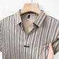 🔥49% zniżki -🎁Letnia koszula męska z krótkim rękawem w paski