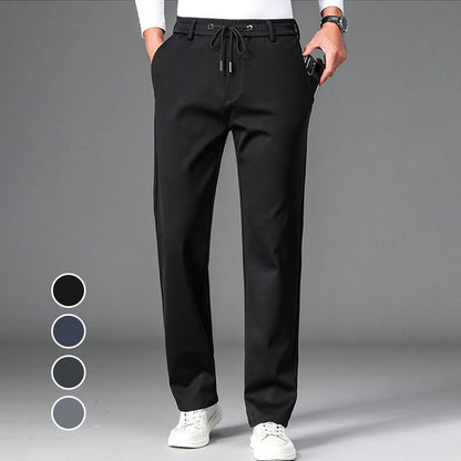 Męskie spodnie z prostymi nogawkami Stretch Ice Casual