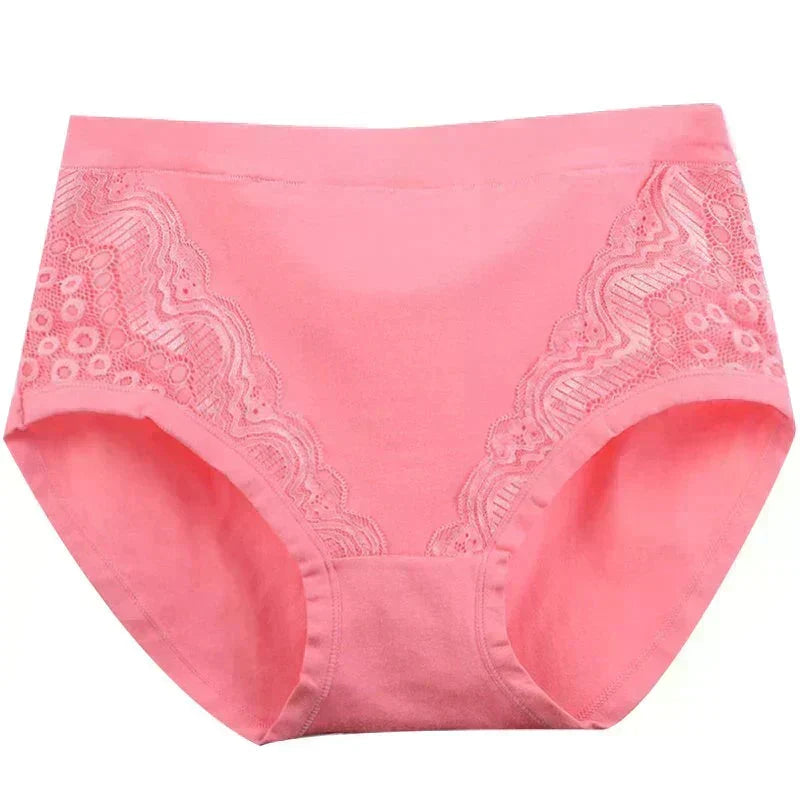 🔥⏰Köp 2 få 1 gratis🔥2026 Plus Size High Waist läckagesäkra bomullstrosor-6