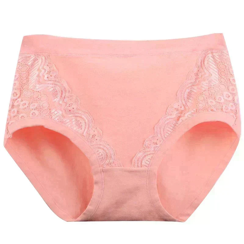 🔥⏰Köp 2 få 1 gratis🔥2026 Plus Size High Waist läckagesäkra bomullstrosor-9