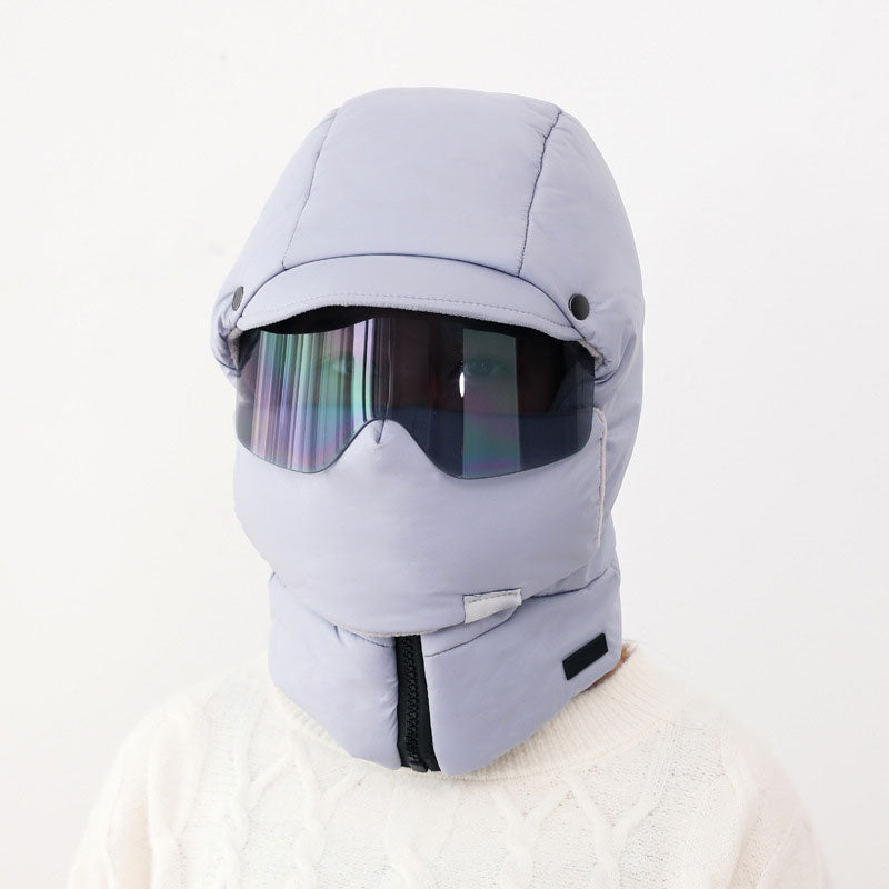 ❄️Vintererbjudande🍂-Vindtät Heltäckande Ridmask för utomhusbruk med glasögon-5