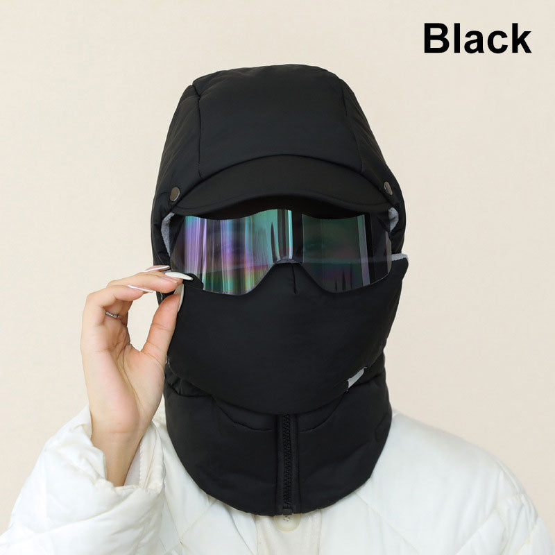 ❄️Vintererbjudande🍂-Vindtät Heltäckande Ridmask för utomhusbruk med glasögon-11