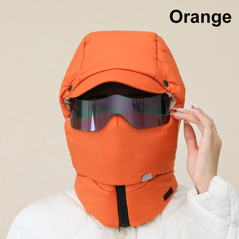 ❄️Vintererbjudande🍂-Vindtät Heltäckande Ridmask för utomhusbruk med glasögon-12